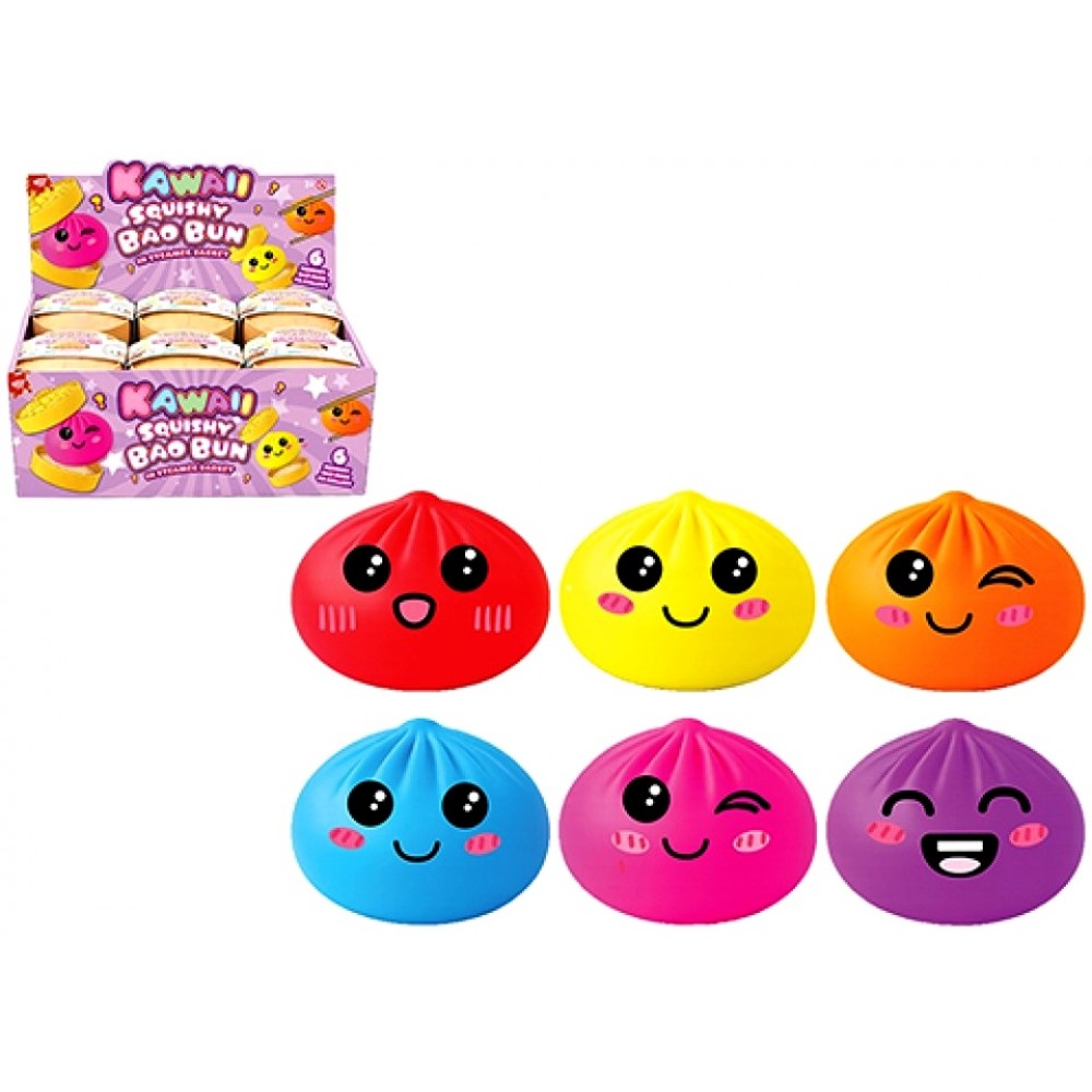 Viral Bao Bun Neon 5.5cm Squishy Dumpling