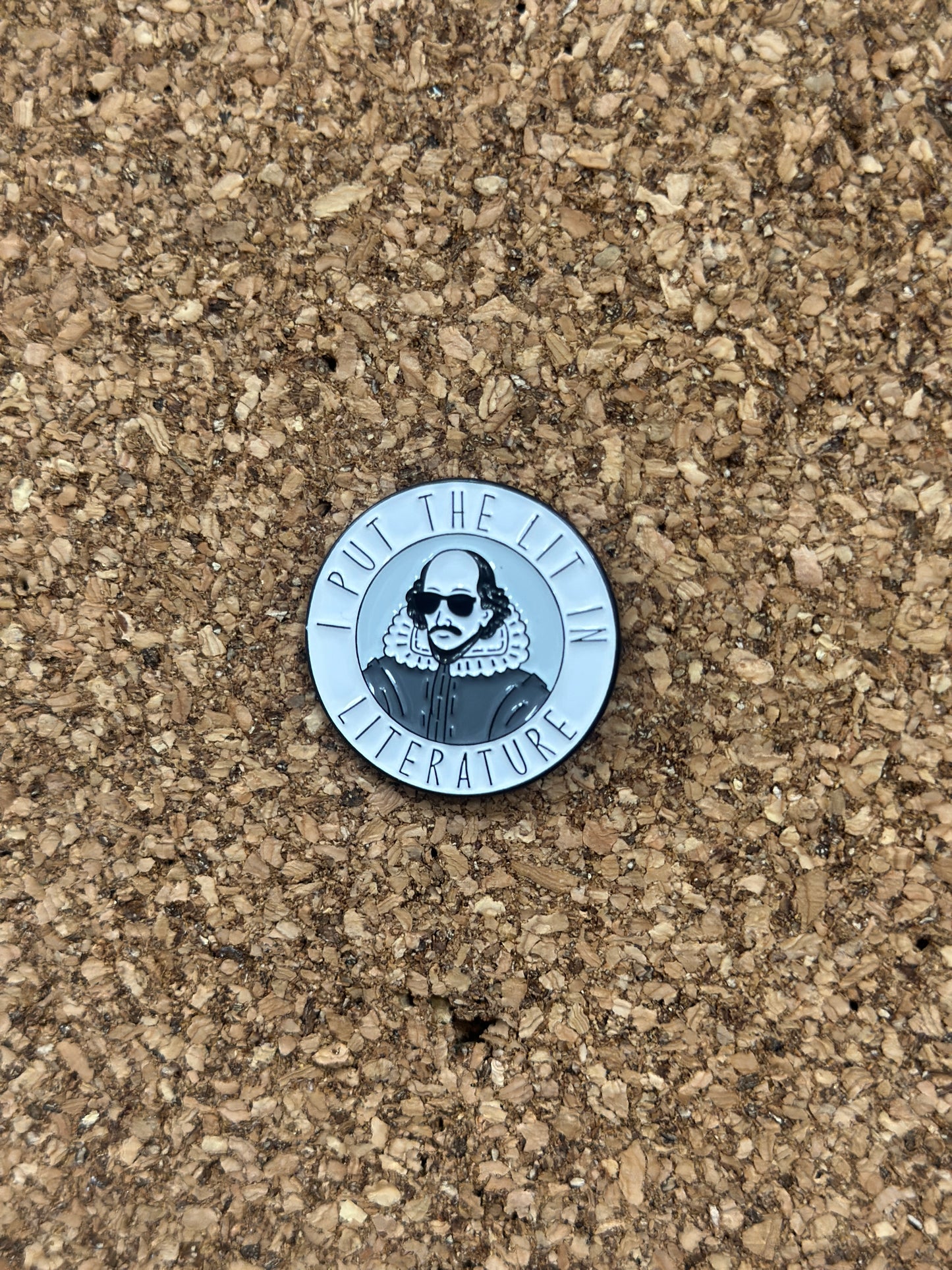 Put The Lit In Literature Pin Badge