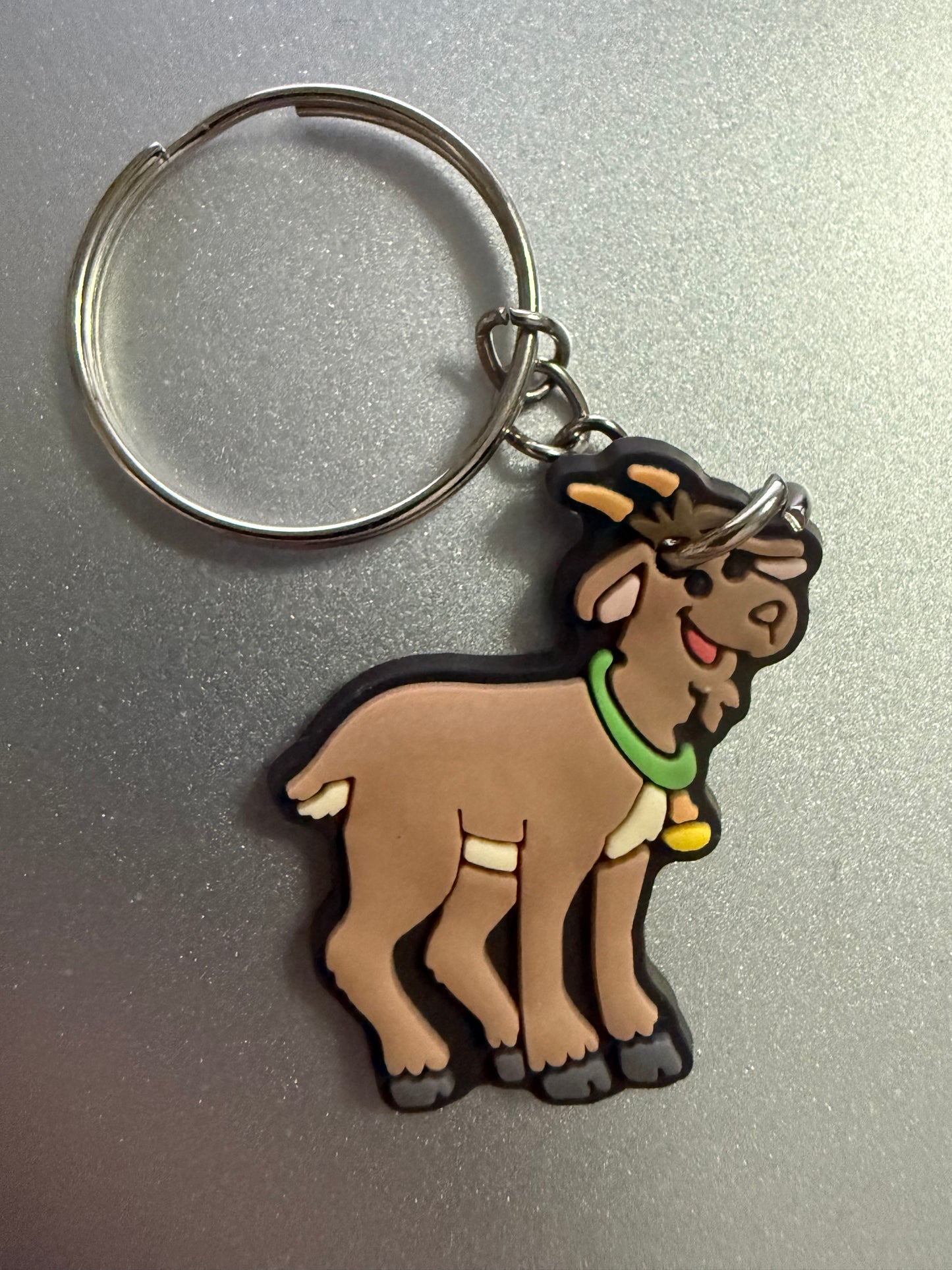 Goat PVC Keychain