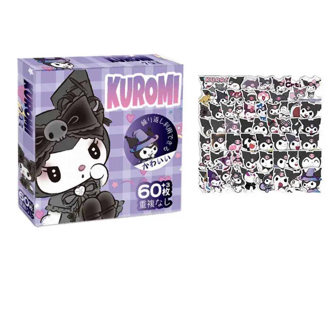 Sanrio 60 Sticker Pack Assortment