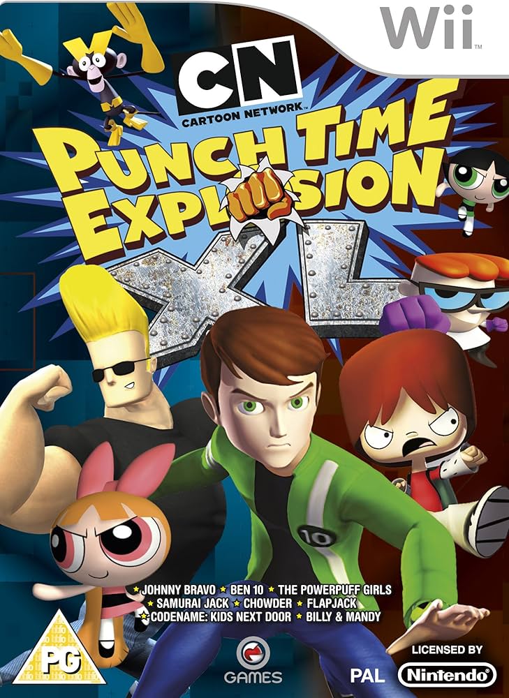 Cartoon Network Punch Time Explosion Nintendo Wii Videogame