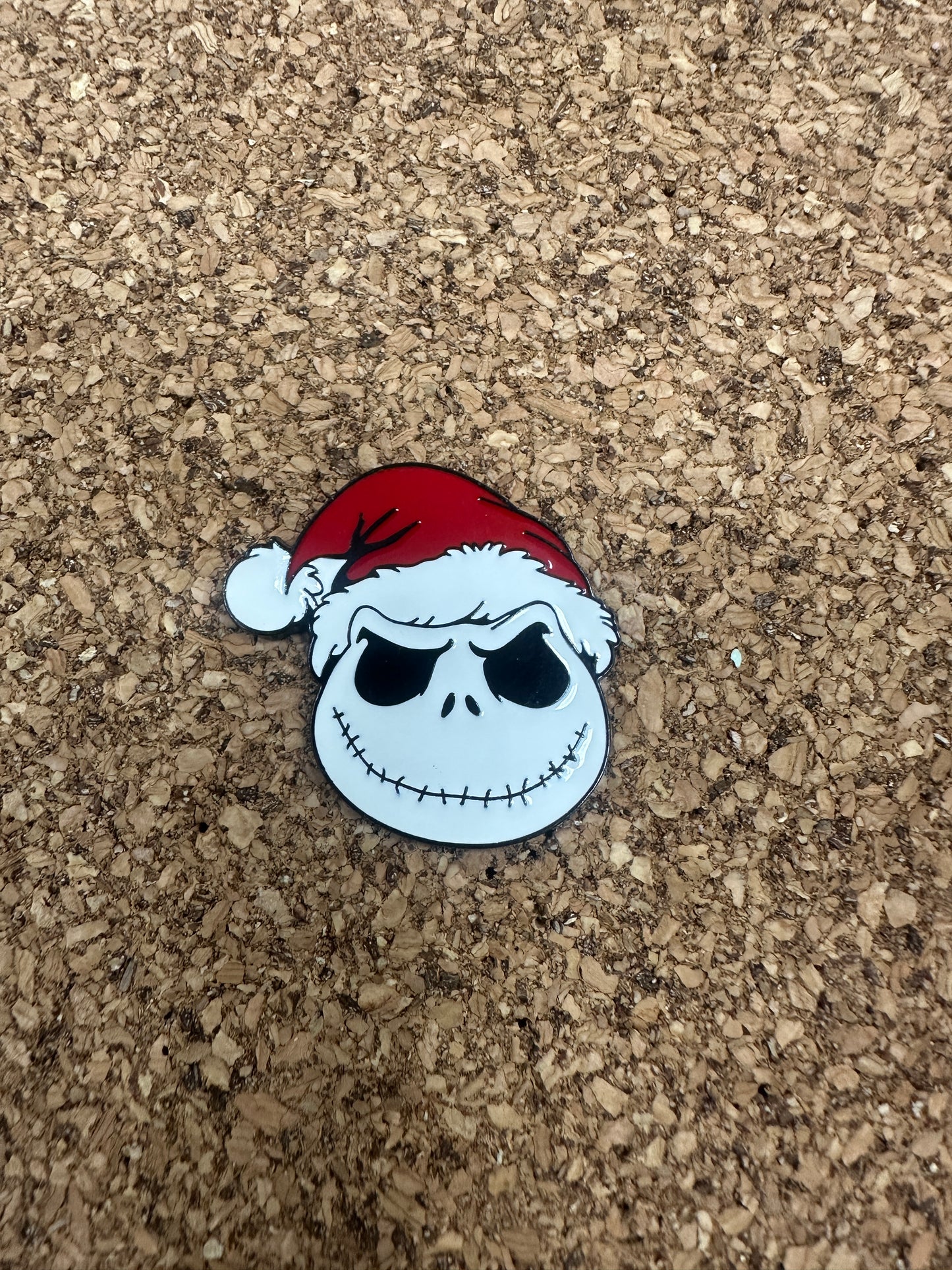 The Nightmare Before Christmas Santa Jack Skellington Pin Badge
