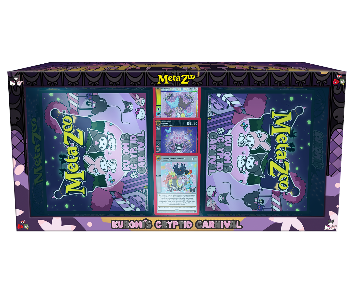 Kuromi’s Cryptid Carnival Collector Trading Card Box
