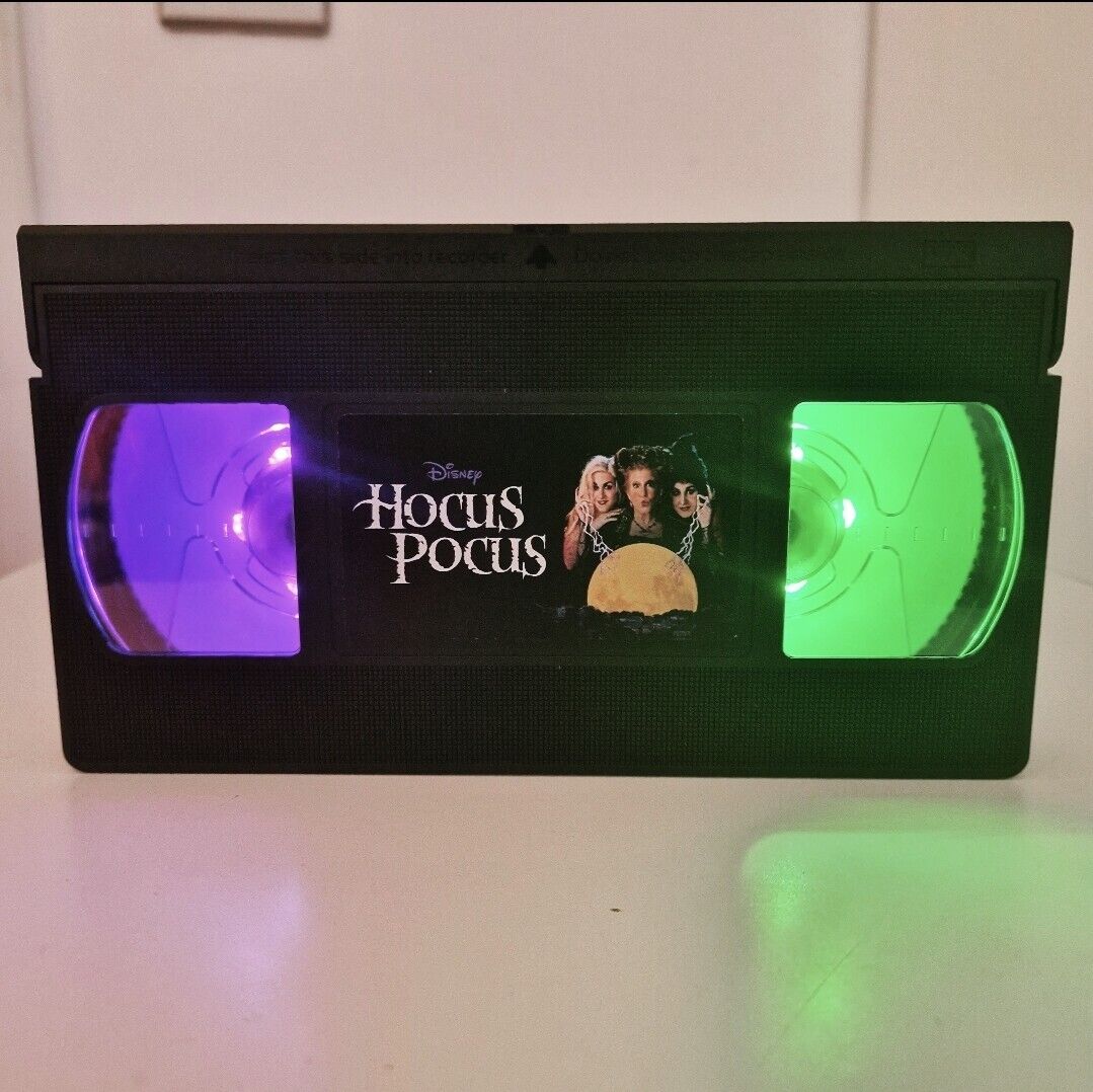 Disney Hocus Pocus VHS LED Lamp