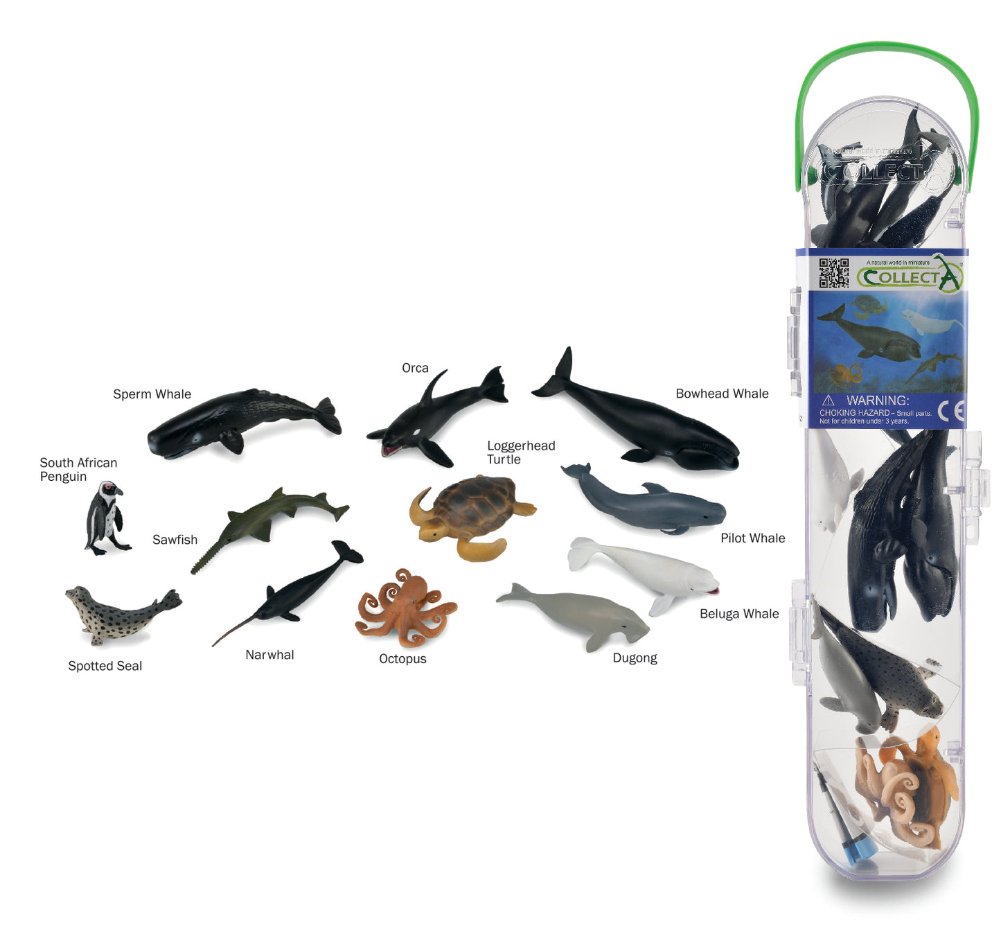 Sealife Animals Miniature Figures Collectors Box