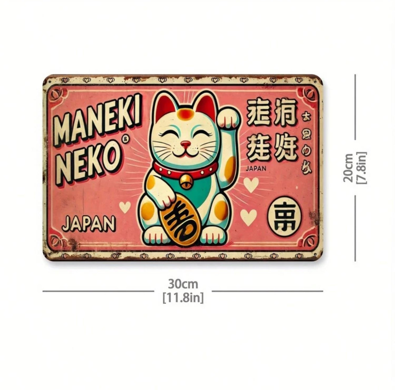 Maneki Neko Japan Tin Sign