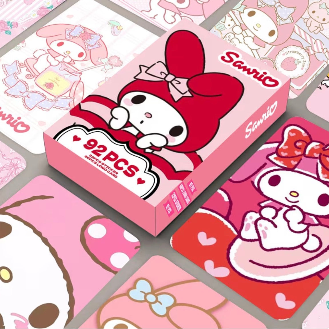 Sanrio My Melody Lomo Card & Sticker Pack (Red) (92pcs
