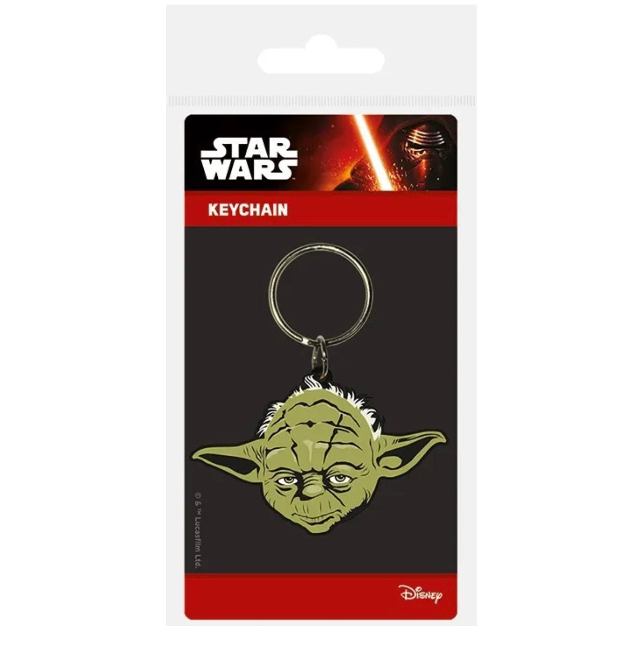 Star Wars Yoda Rubber Keychain