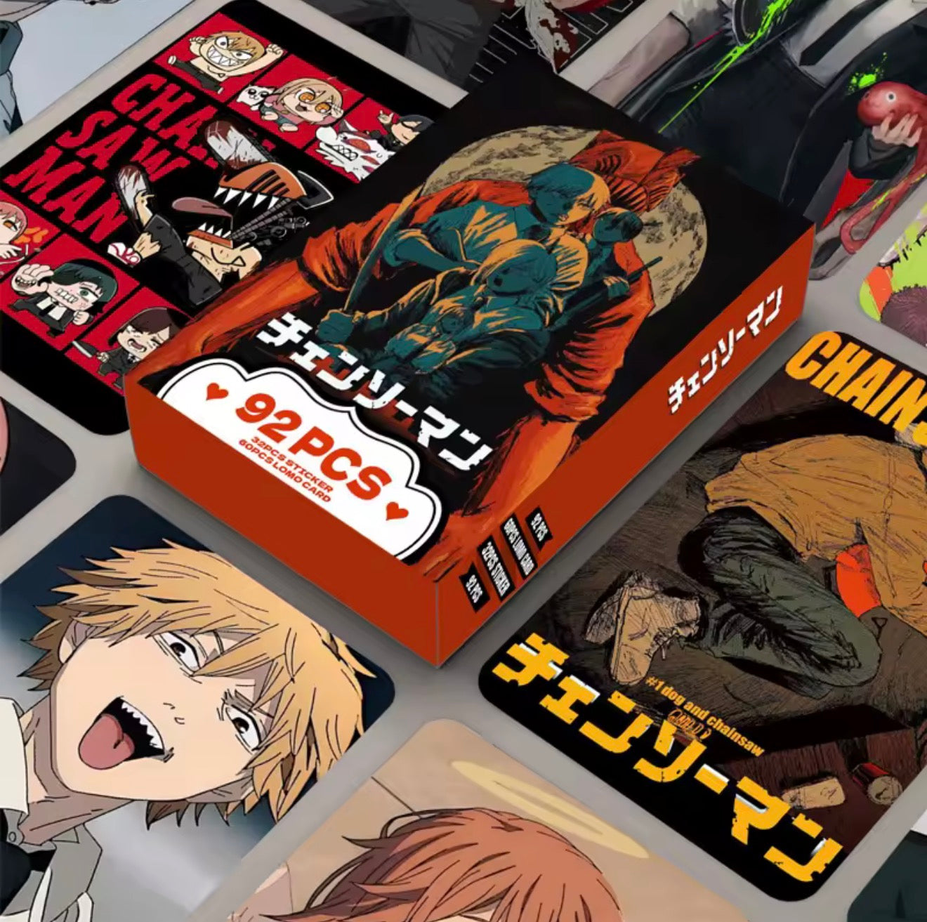 Chainsaw Man Lomo Card & Sticker Pack (92pcs)