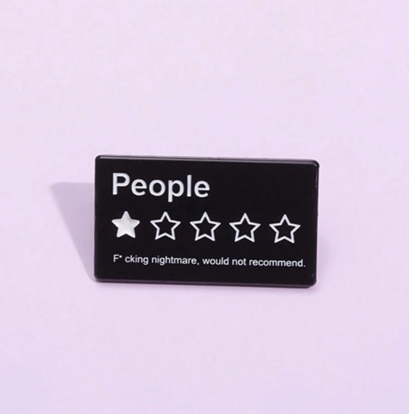 People 1* Review Pin Badge