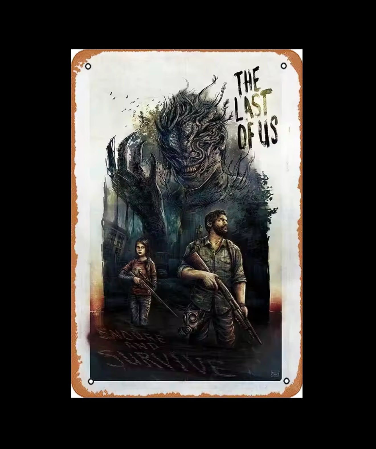 The Last of Us A4 Vintage Tin Sign