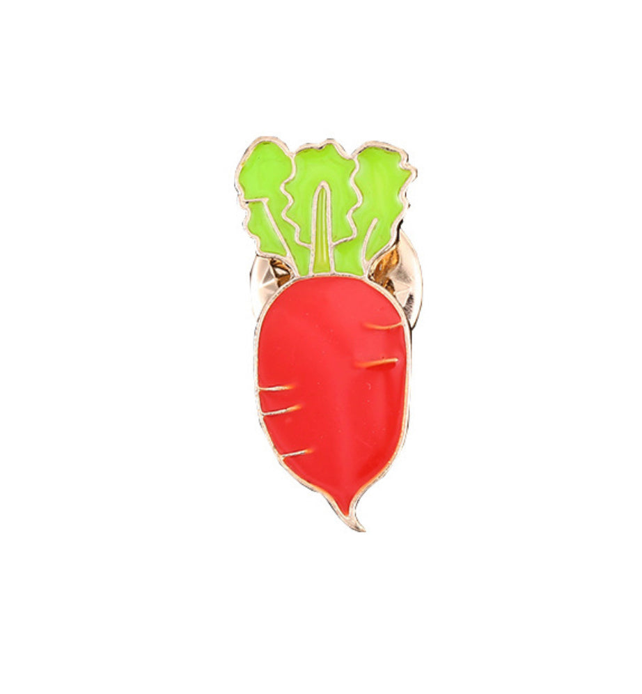 Radish Pin Badge