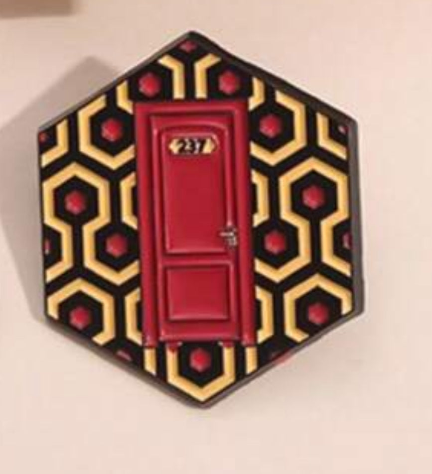 The Shining Room Door Pin Badge