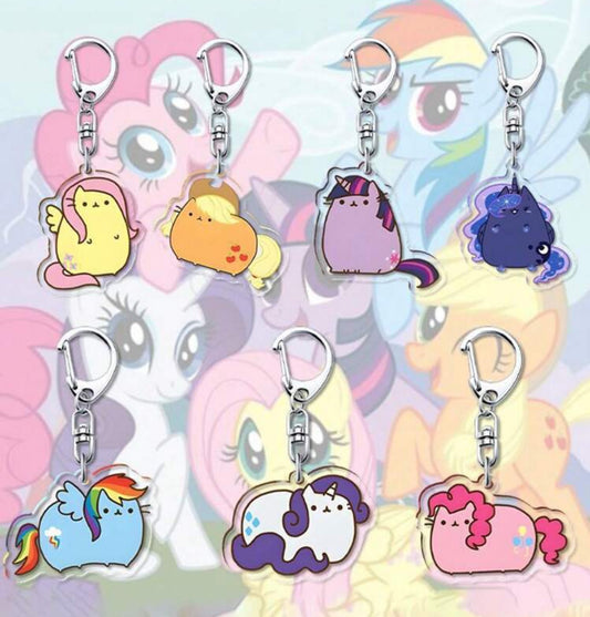 My Little Pony Chibi Parody Keychain