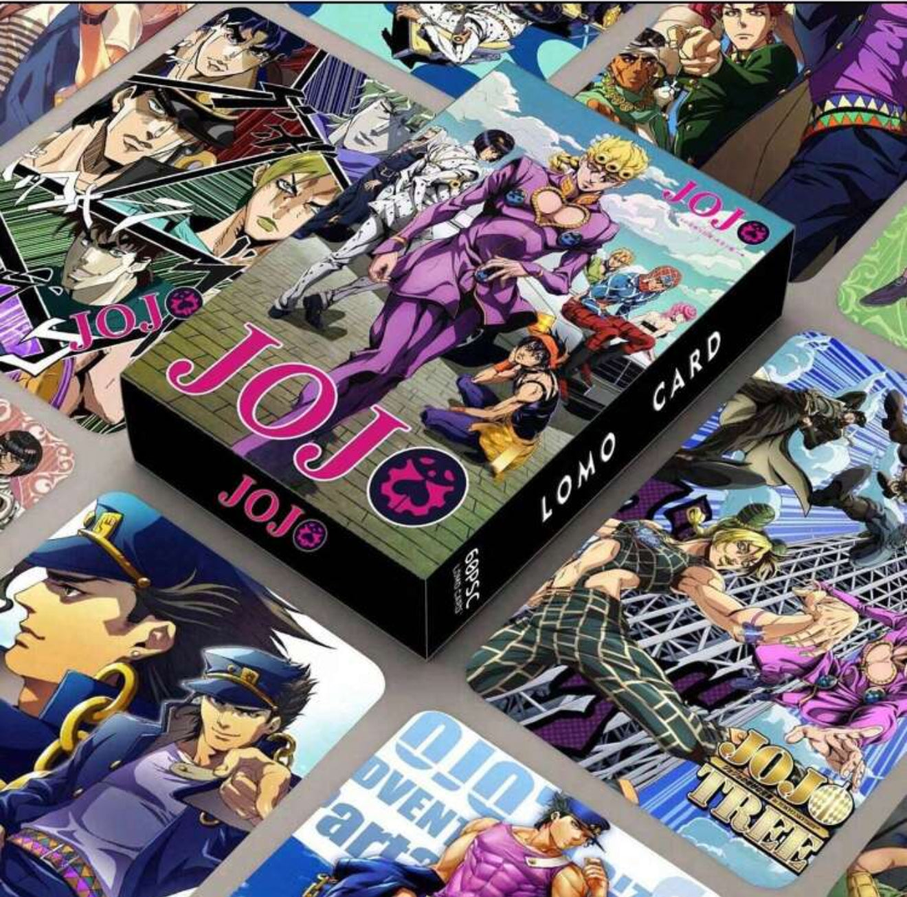 JoJo’s Bizarre Adventure Purple Lomo Card Set (60pcs)