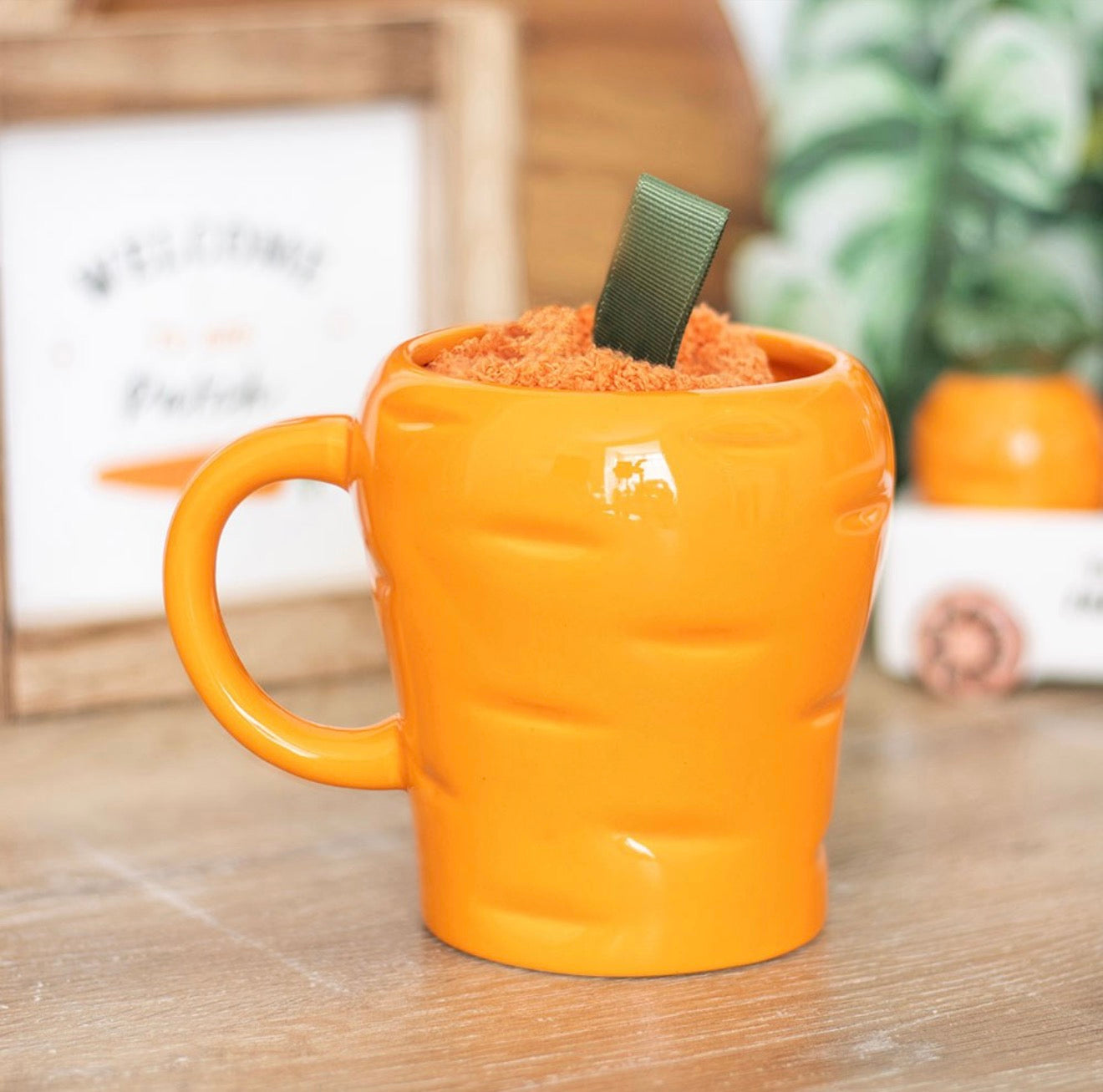 Carrot Patch Mug & Sock Set