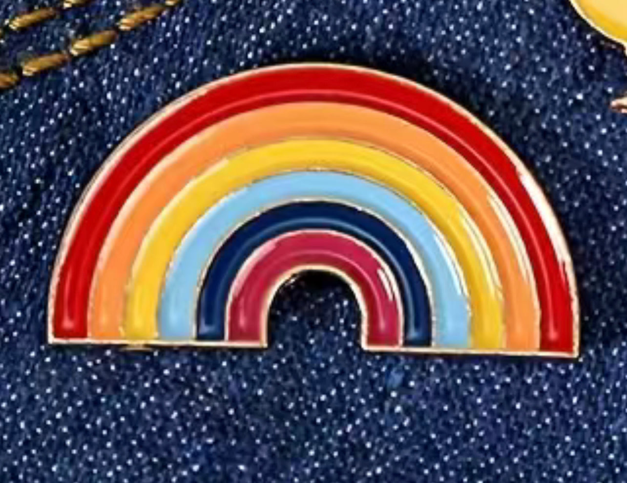 Rainbow Pin Badge