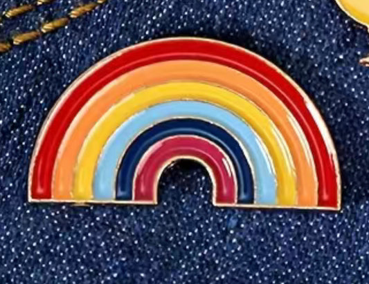 Rainbow Pin Badge