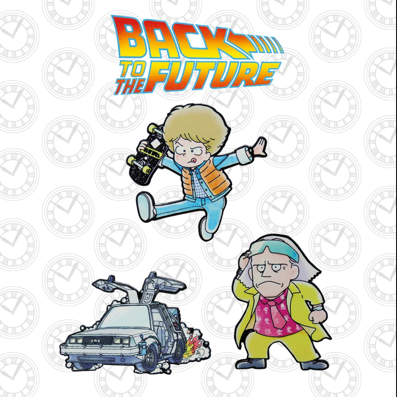 Back to the Future Limited Edition Japanese Style Pin Badge