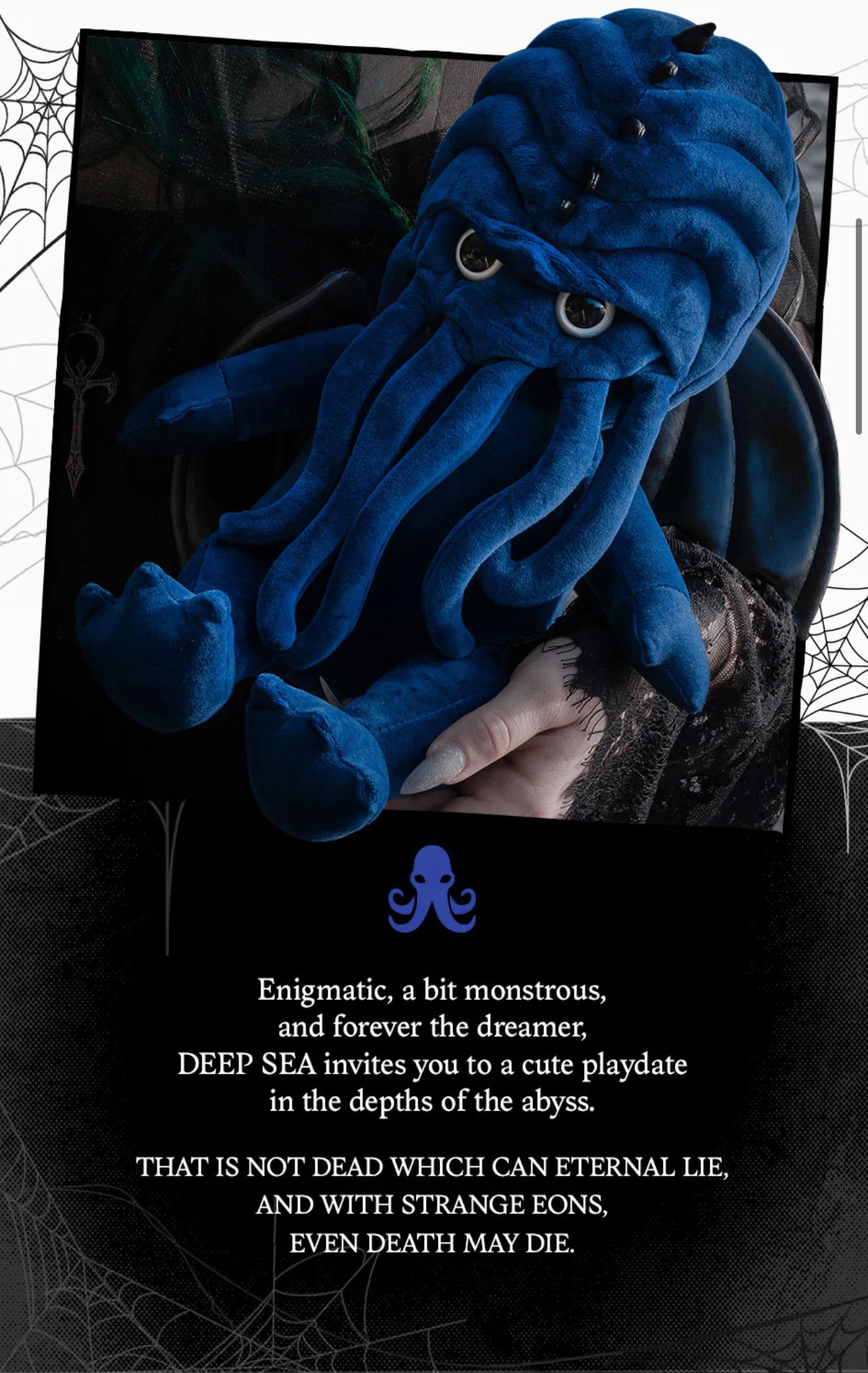 Cthulhu: Deep Sea Plush Kreeptures by Killstar