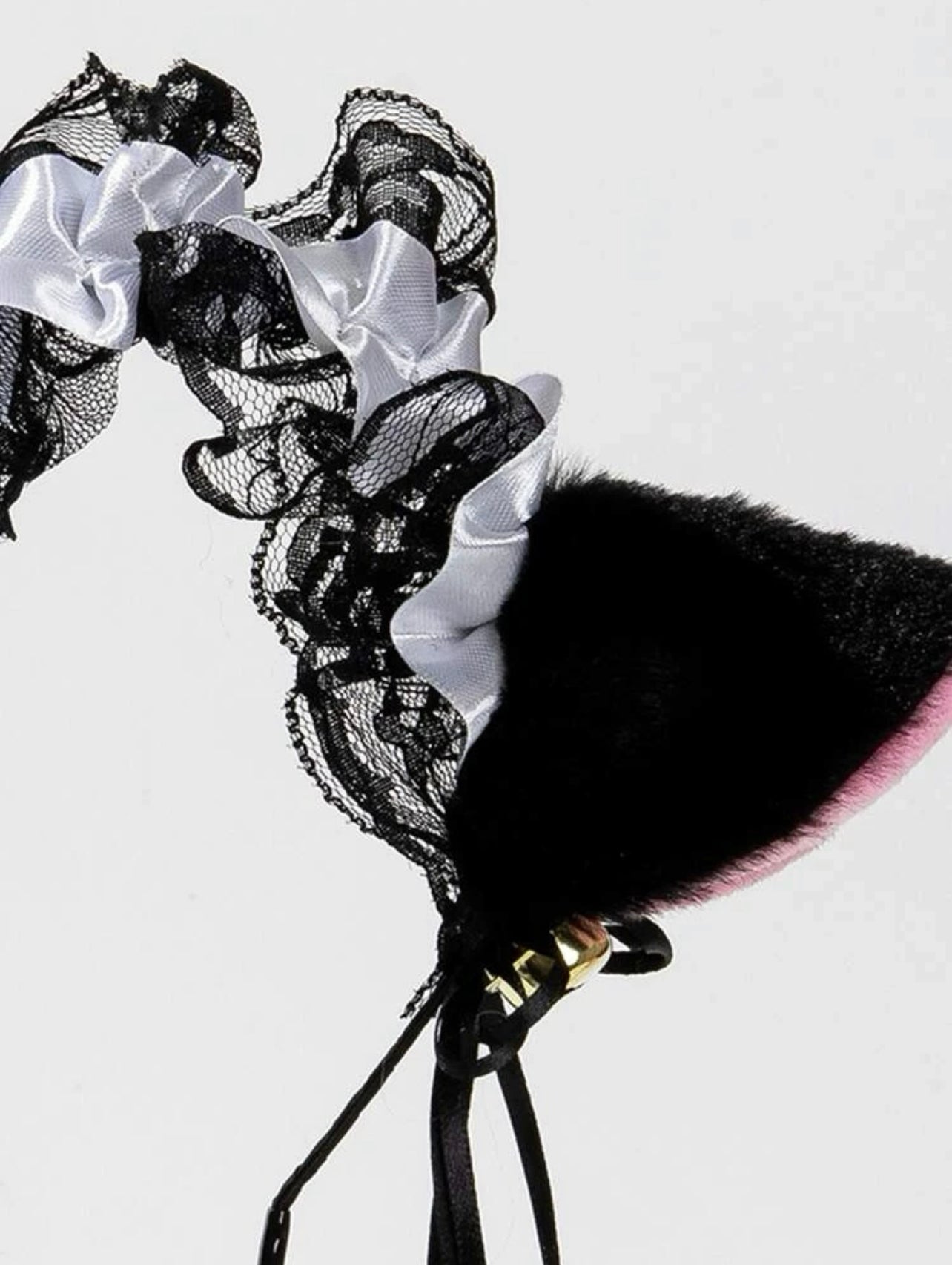 Black & Pink Lace Catgirl Ears