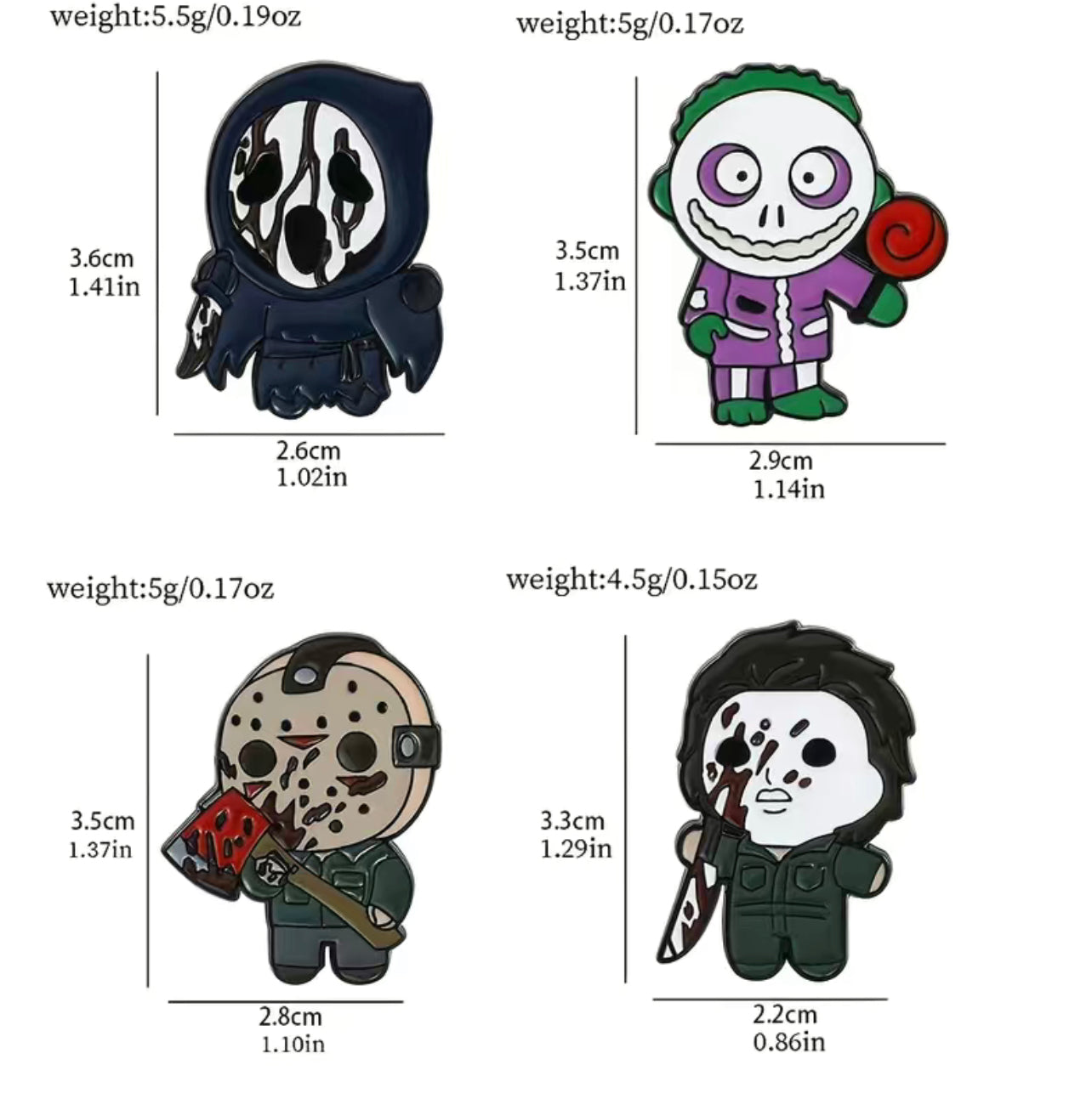 The Nightmare Before Christmas Barrel Chibi Pin Badge