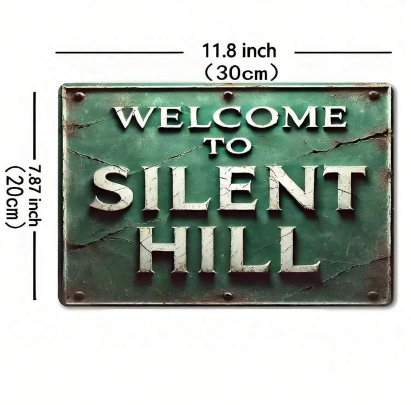 Welcome to Silent Hill Metal Sign
