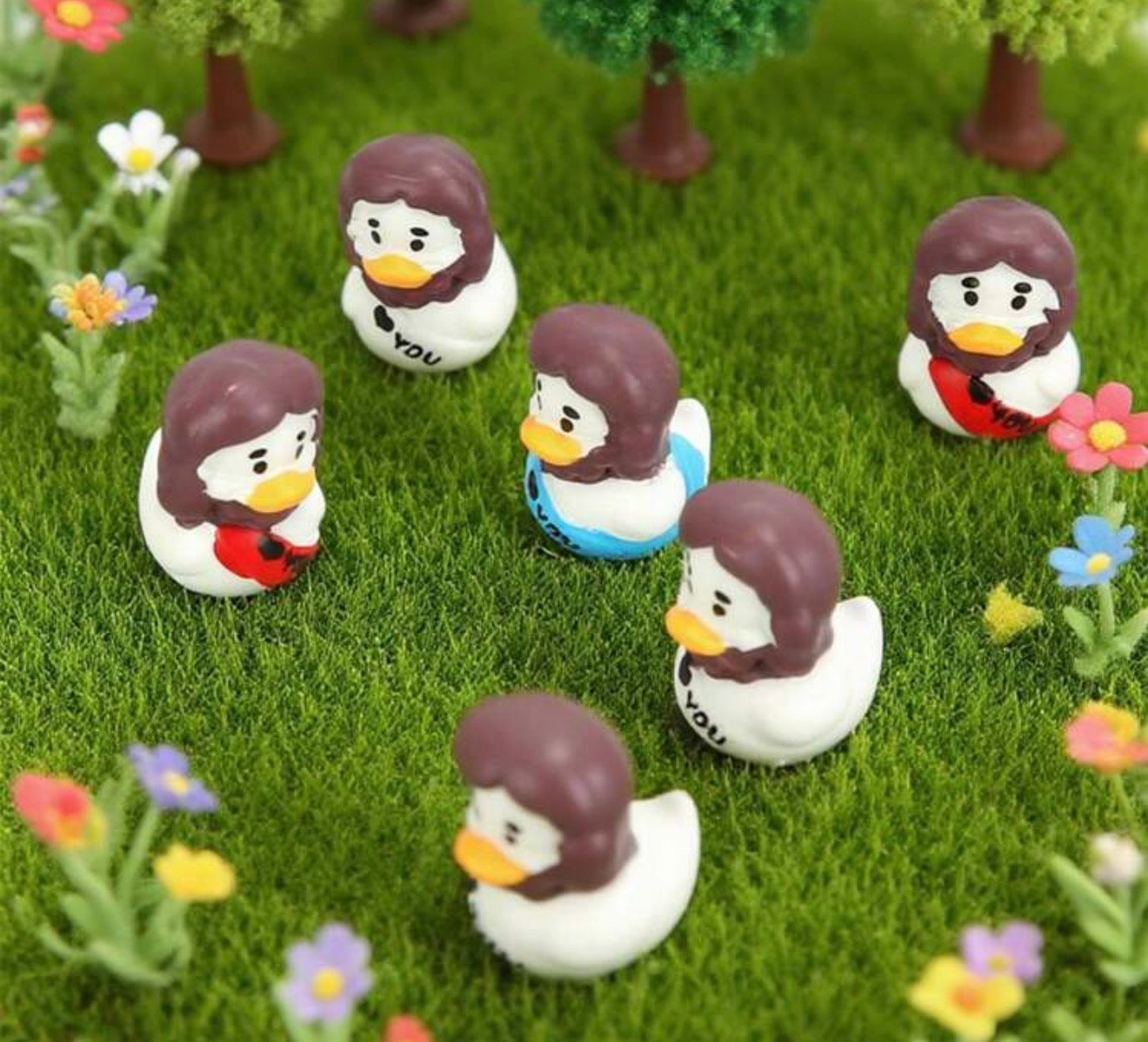 Jesus Duck Miniature Figure