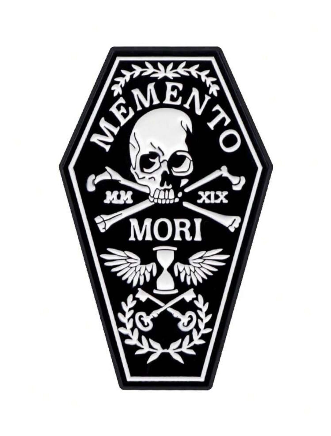 Memento Mori Pin Badge
