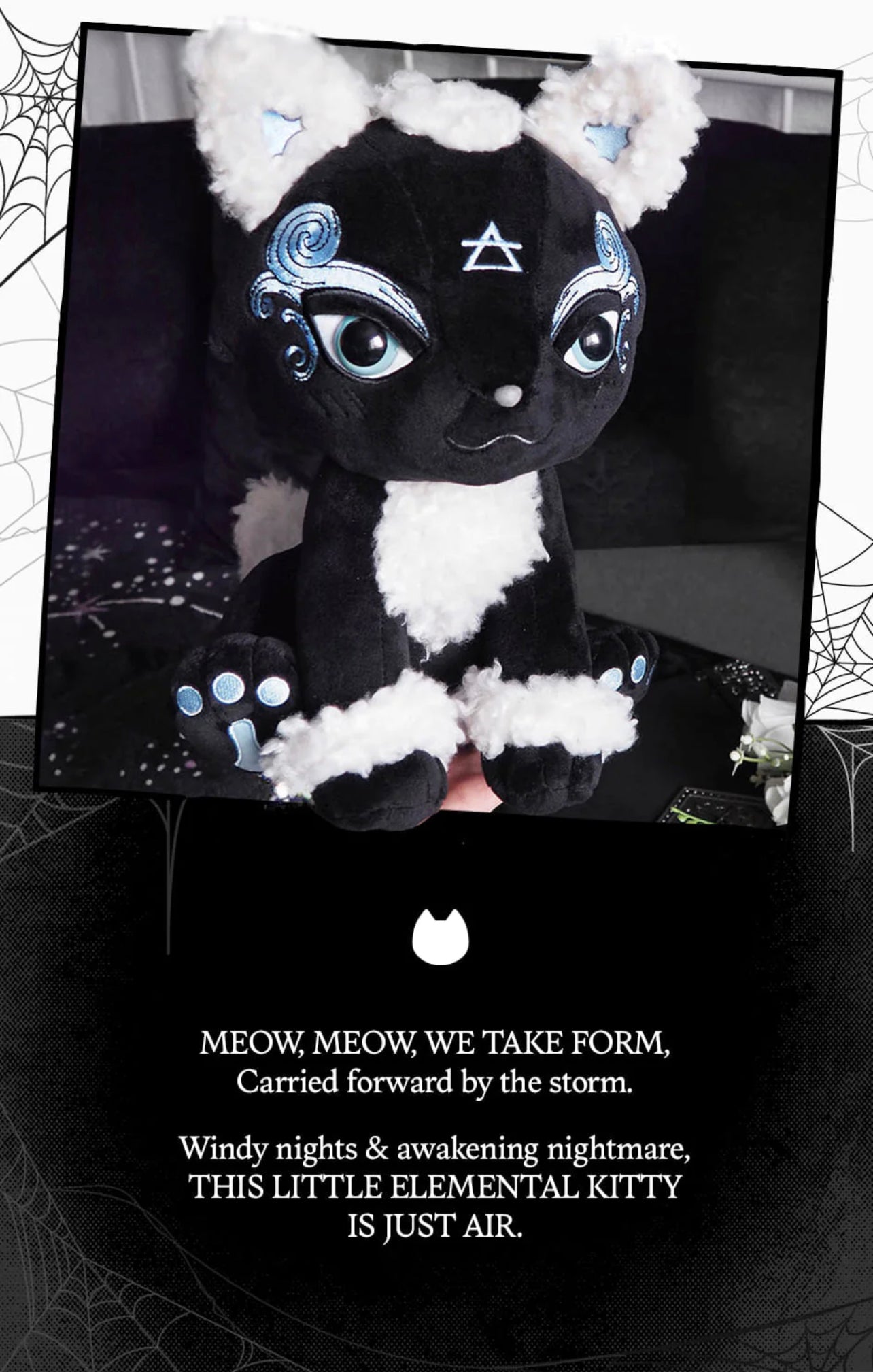Element Cats: Air Plush Kreeptures by Killstar