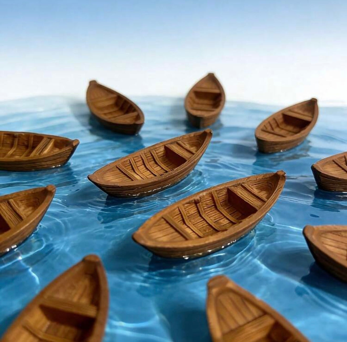 Boat Floatable Miniature Figure