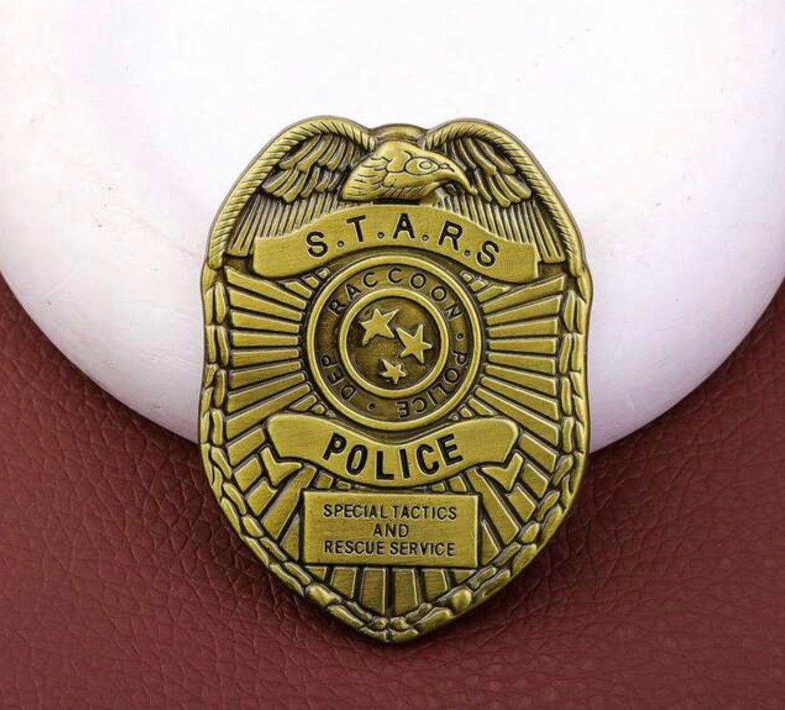 Resident Evil Raccoon Police Department S.T.A.R.S Bronze Badge