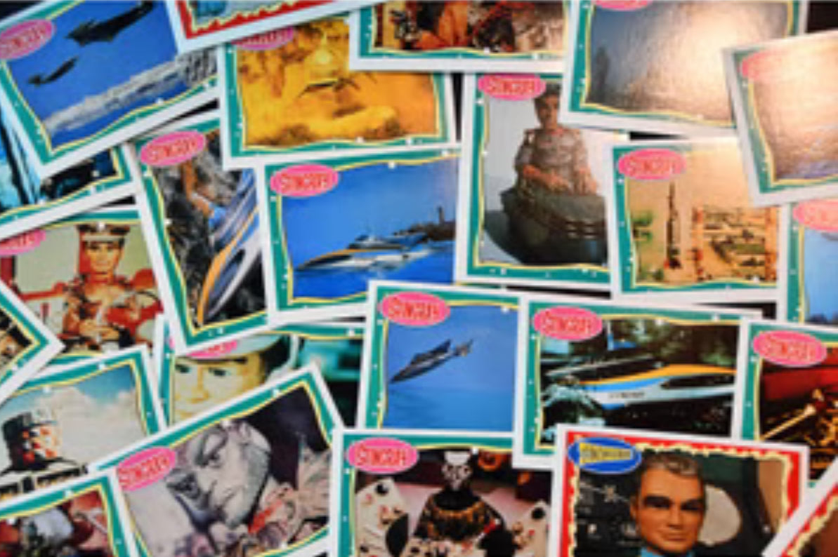 Thunderbirds, Stingray, Captain Scarlet Vintage Topps Trading Card (1993) - Complete Set of 66
