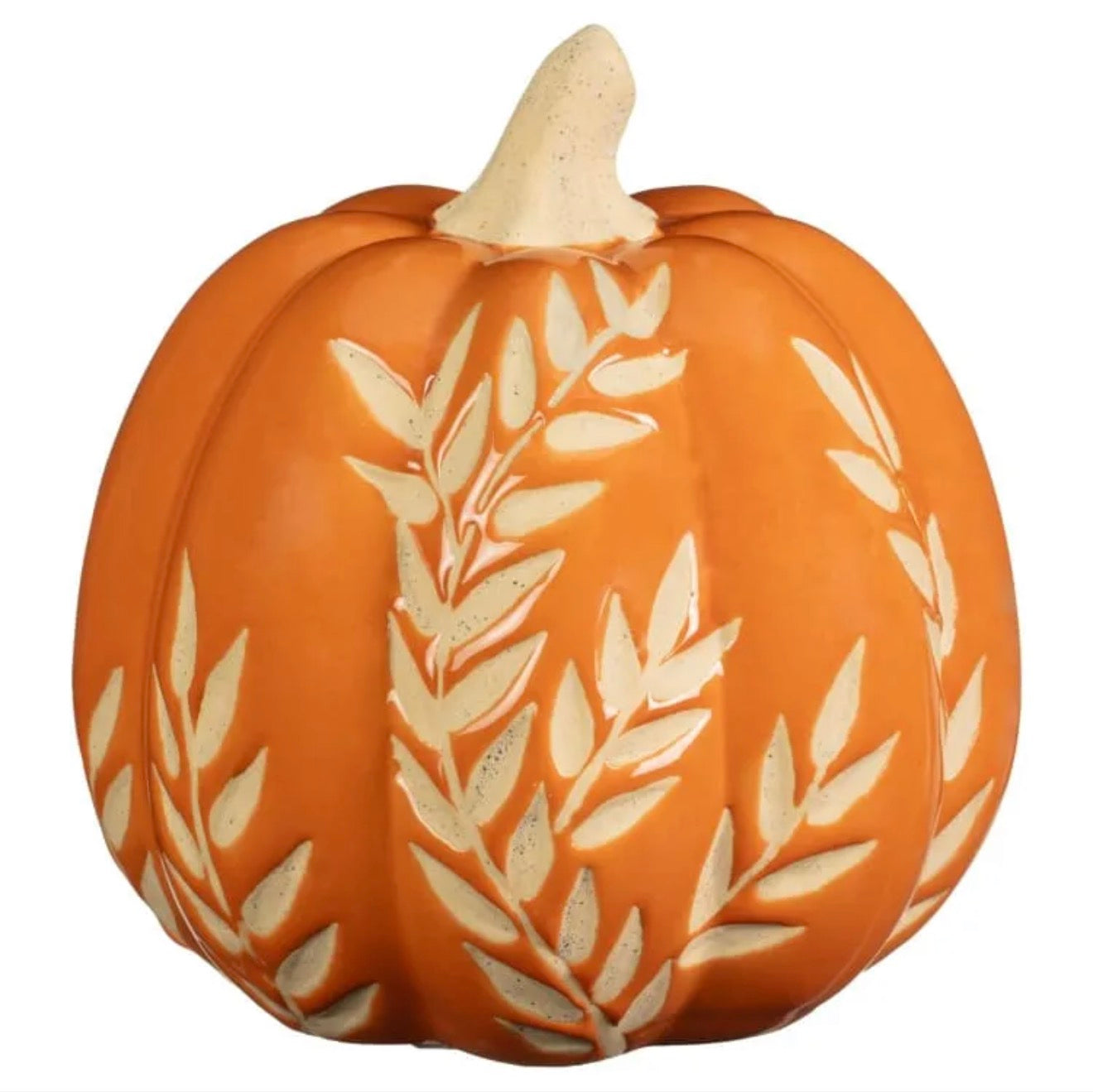 Ceramic Ornamental Pumpkin 14cm