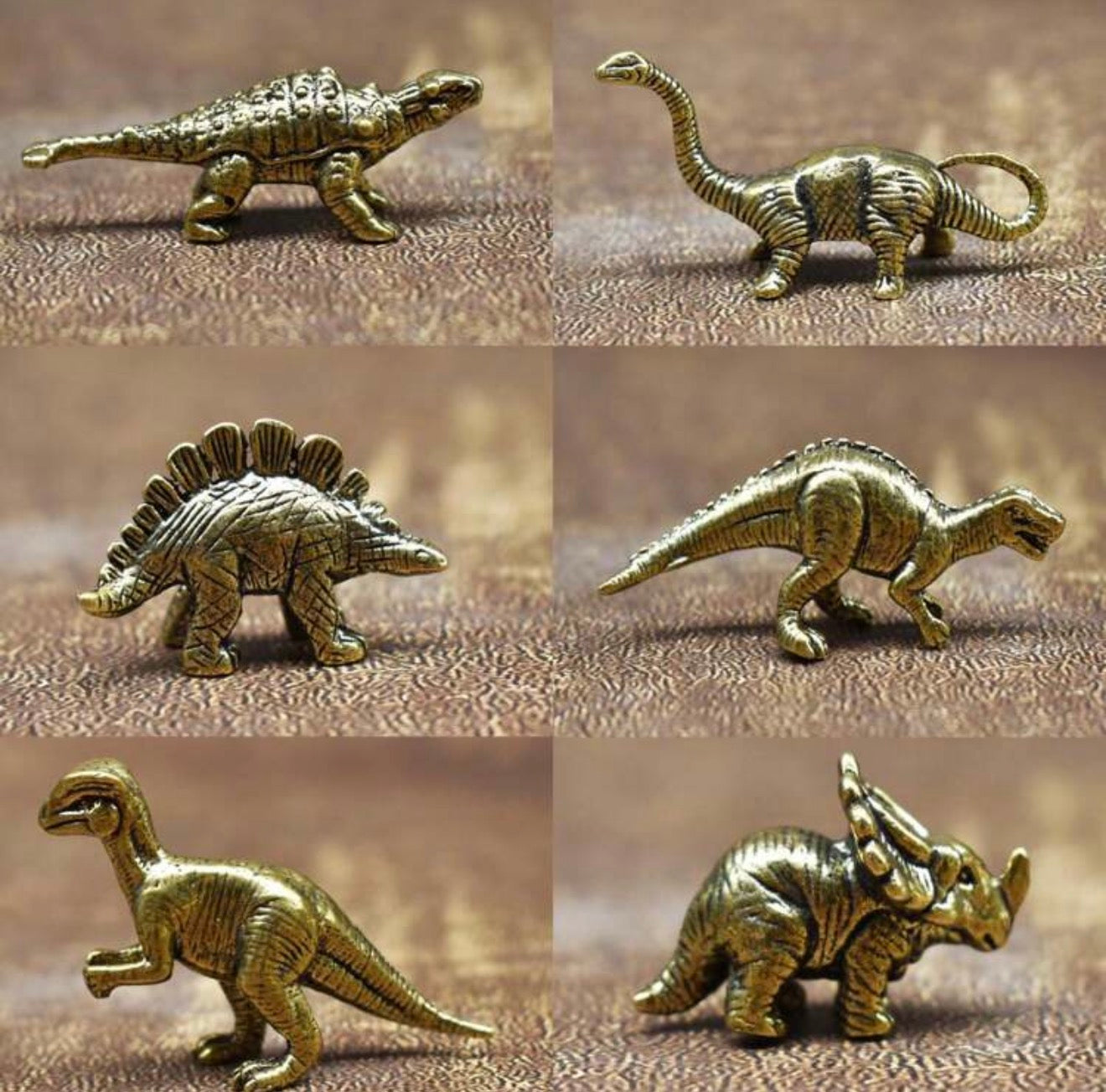 Dinosaur Miniature Vintage Metal Figure Mystery Bag