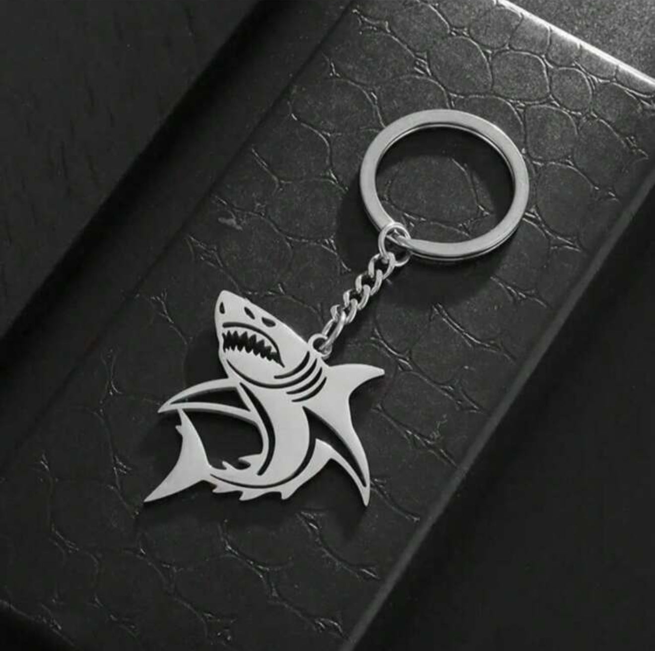 Shark Stainless Steel Keychain