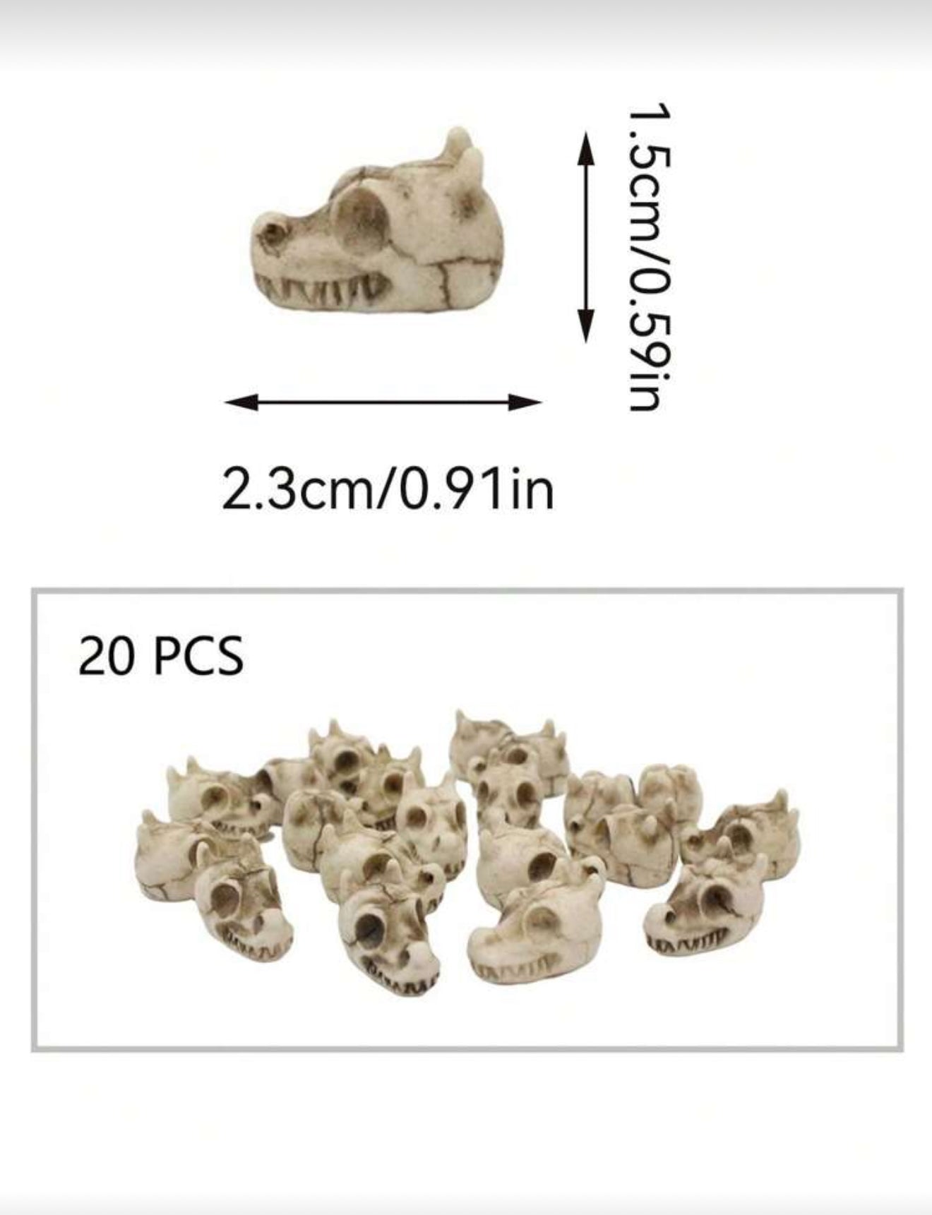 Dragon Skull Miniature Figure