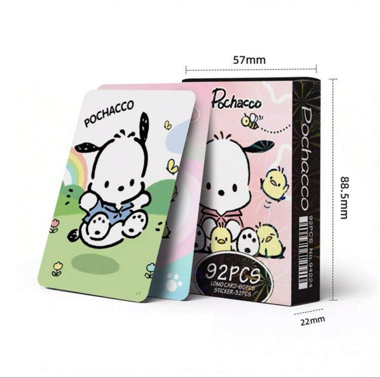 Sanrio Pochacco Lomo Card & Sticker Pack v2 (92pcs)