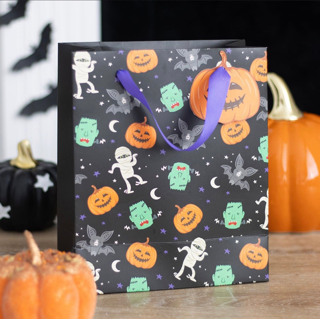Monster Mash Print Gift Bag