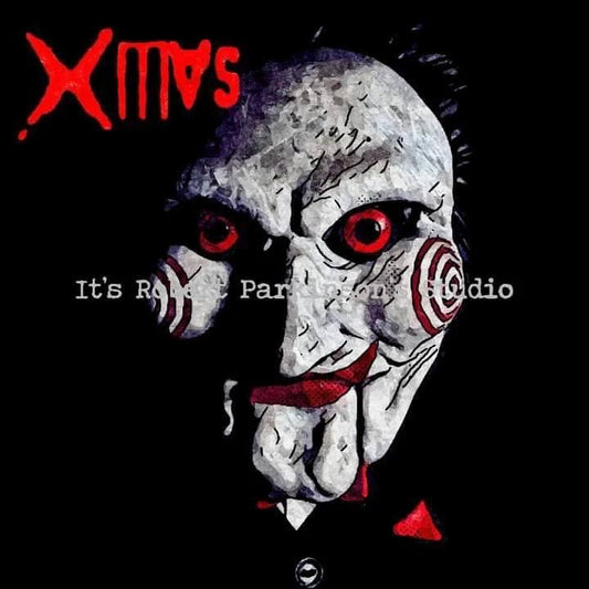 Saw Billy Print Christmas Card