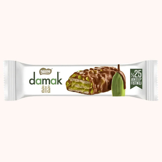 Nestle Damak Âlâ Chocolate Wafer Pistachio Bars
