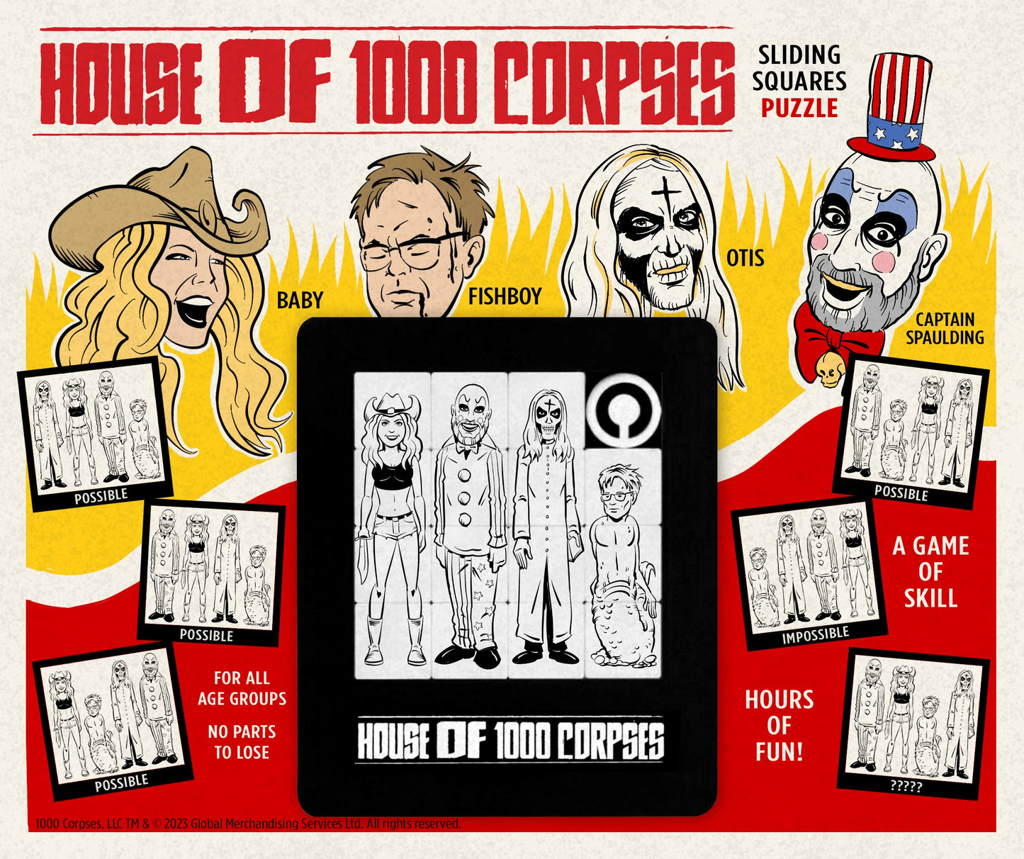 House Of 1000 Corpses Slide Puzzle