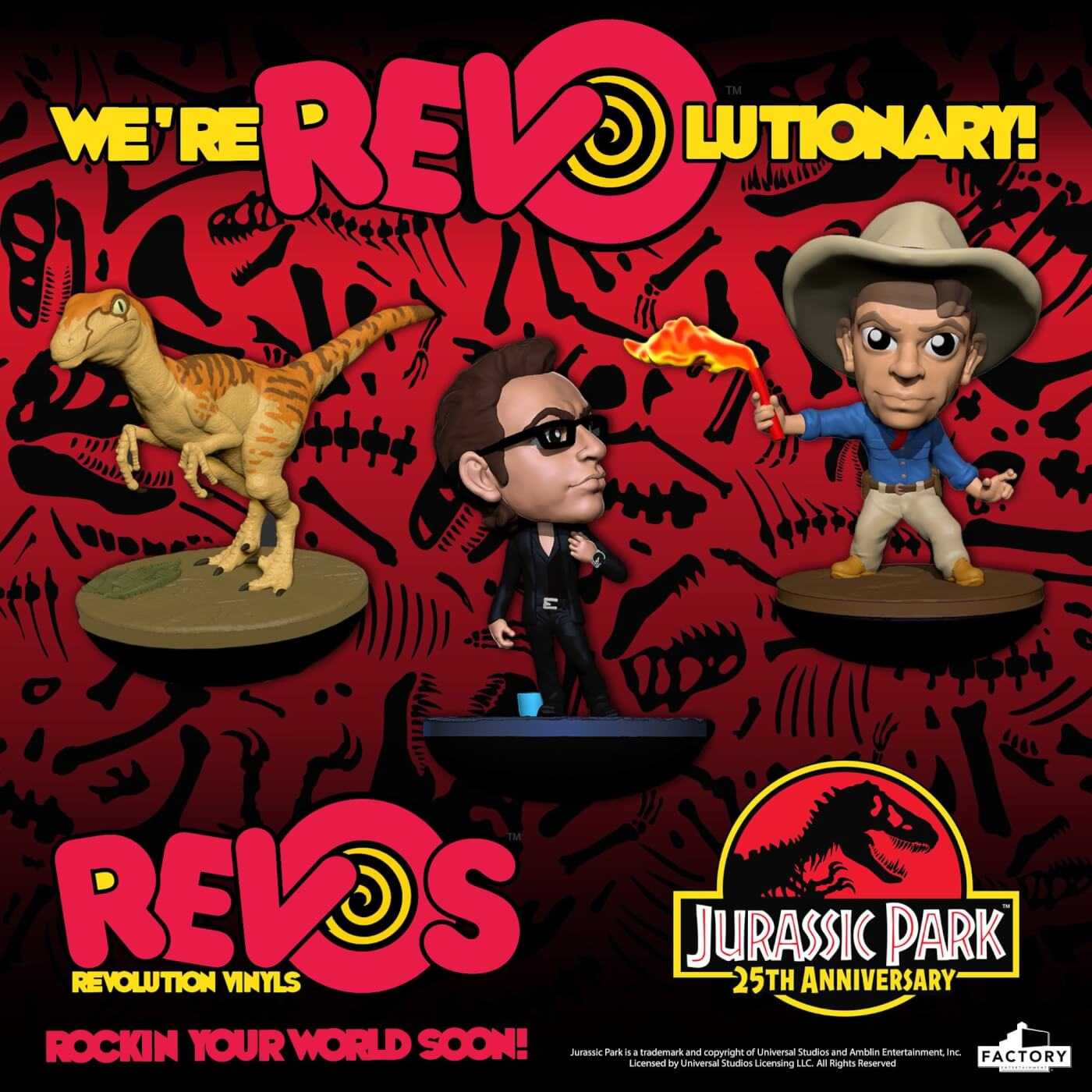 Jurassic Park Raptor Revos Figure