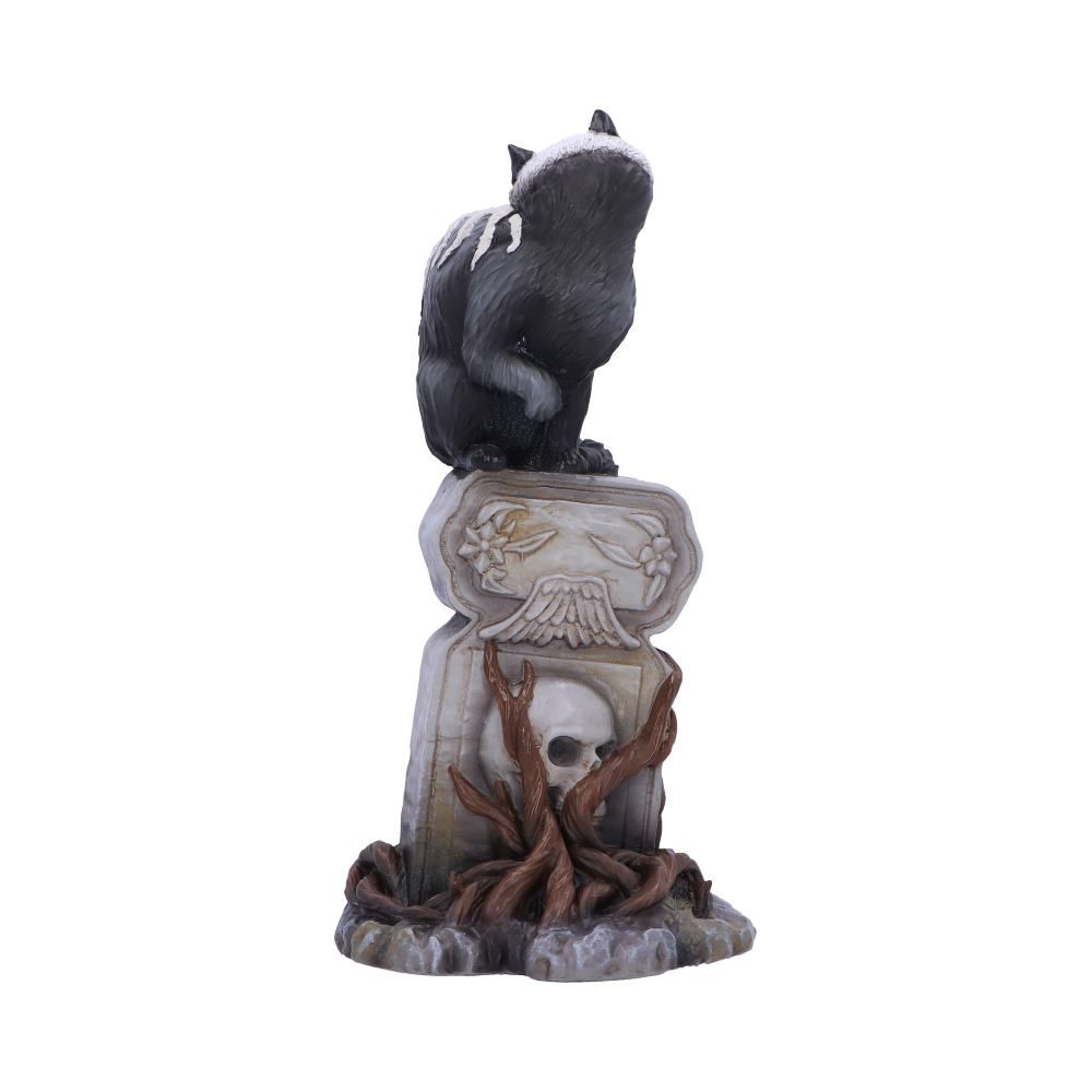 Skull Cat Statue by Martin Hanford