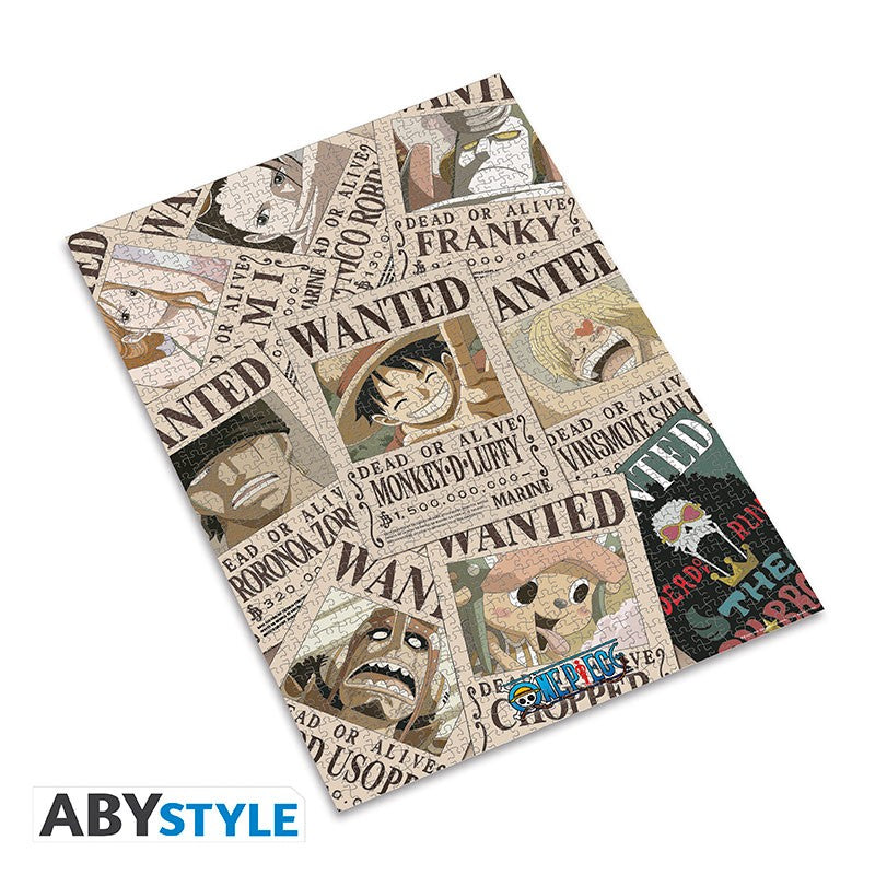 One Piece Wanted Posters Jigsaw Puzzle