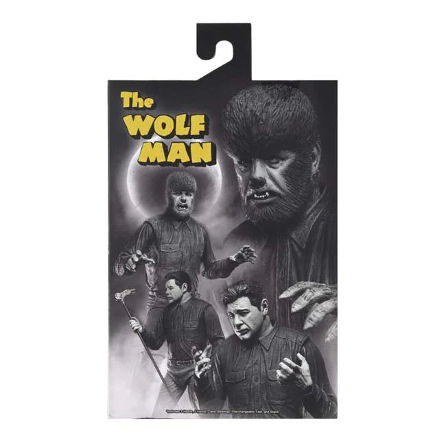Universal Monsters The Wolf Man Black & White Ultimate Action Figure