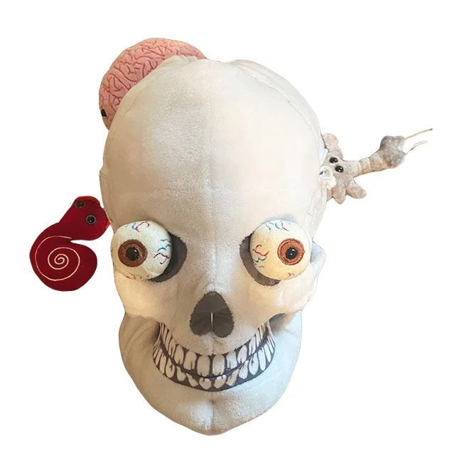 Deluxe Skull with Hidden Organs Plush