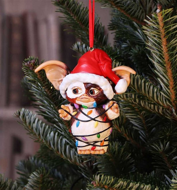 Gremlins Gizmo in Fairy Lights Hanging Ornament