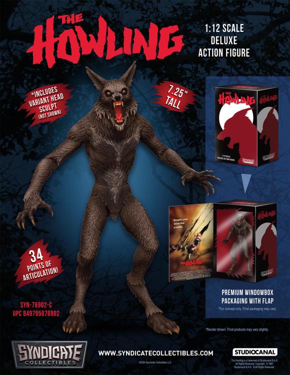 The Howling 1:12 Scale Deluxe Action Figure