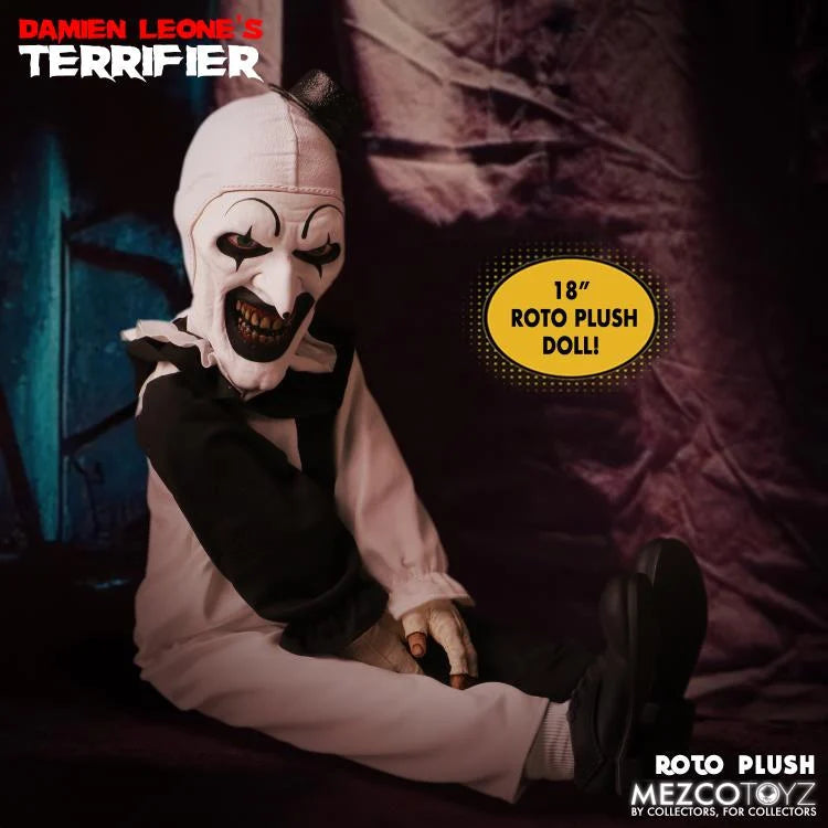 The Terrifier Art the Clown MDS 18 Inch Roto Plush